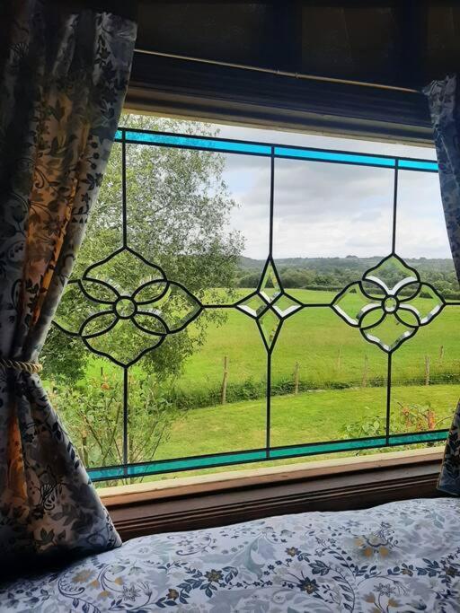 Off Grid Rosie Sheperd Hut And Summerhouse Plus 1 Acre At Tanyrallt Leilighet Llanybyther Eksteriør bilde